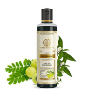 Khadi Natural Amla & Bhringraj Shampoo/Cleanser for Controlling Dandruff & Hair fall Shampoo Paraben & Sulphate-Free 210ml Amla & Reetha Hair Conditioner 210mlFor Hair Fall Rescue