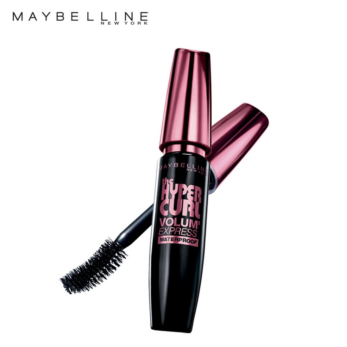 Maybelline New York The Blushed Nudes Natural Palette Eyeshadow, 9g And Hypercurl Mascara Waterproof, Black, 9.2ml