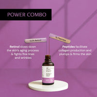 Deconstruct Retinol Face Serum with Peptide | 0.2% Retinol + 1% Peptide | Anti Aging Serum | Reduces Fine Lines & Wrinkles | Beginner Friendly Retinol Serum | For Men & Women - 30 ml each, pack of 2