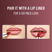 Swiss Beauty Pure Matte Creamy Lipstick | Non-drying, Highly pigmented Lipstick | Shade- Murphy Brown, 3.8gm|