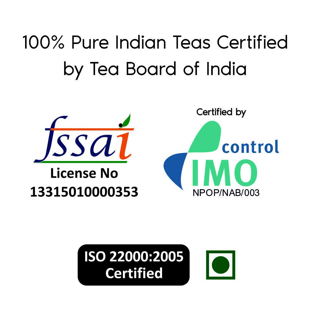 Golden Tips Darjeeling Tea Individual Envelope Tea Bags (40gm- 20 Cups, Pack of 4)