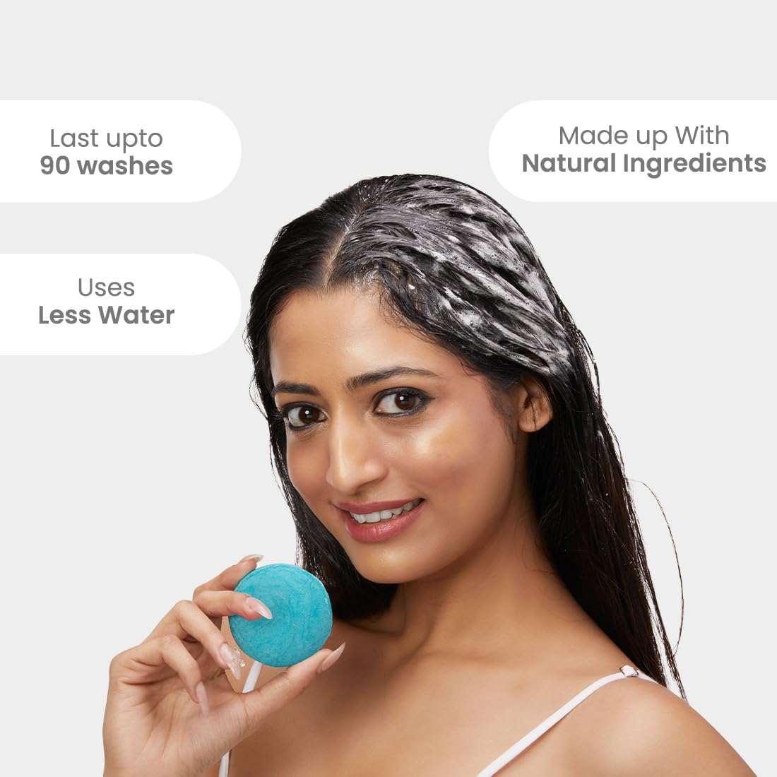 Earth Rhythm Murumuru Butter Shampoo Bar for Dry, Frizzy and Curly Hair, with Vitamin E | Deep Conditions, Softens & Maintains Growth | Sulphate & Paraben Free | Men & Women - 80 gm