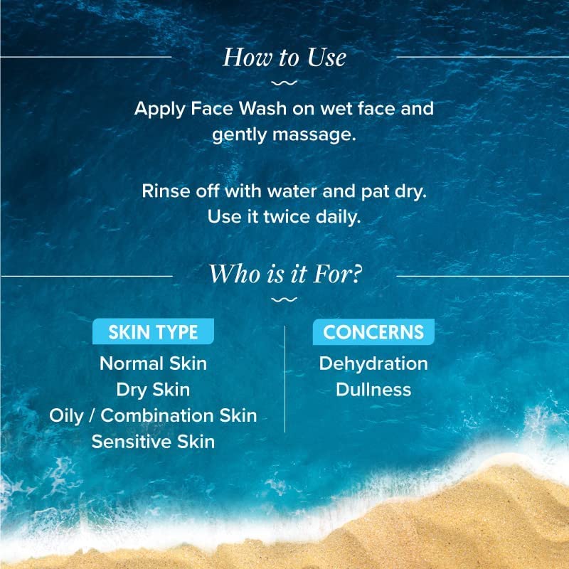 Aqualogica Hydrate+ Face Wash with Hyaluronic Acid & Coconut Water for Deep Cleansing & Hydration for Men & Women | For Oily, Glowing & Combination Skin -100ml