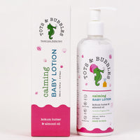 Tots & Bubbles Calming Baby Body Moisturizing Lotion – 300ml | Pediatrician Recommended Baby Cream | Kokum Butter & Sweet Almond Oil | Helps in Skin Nourishment | Coconut & Cardamom Oil, Konjac Root Extracts | No Artificial Fragrance, 0-5 years