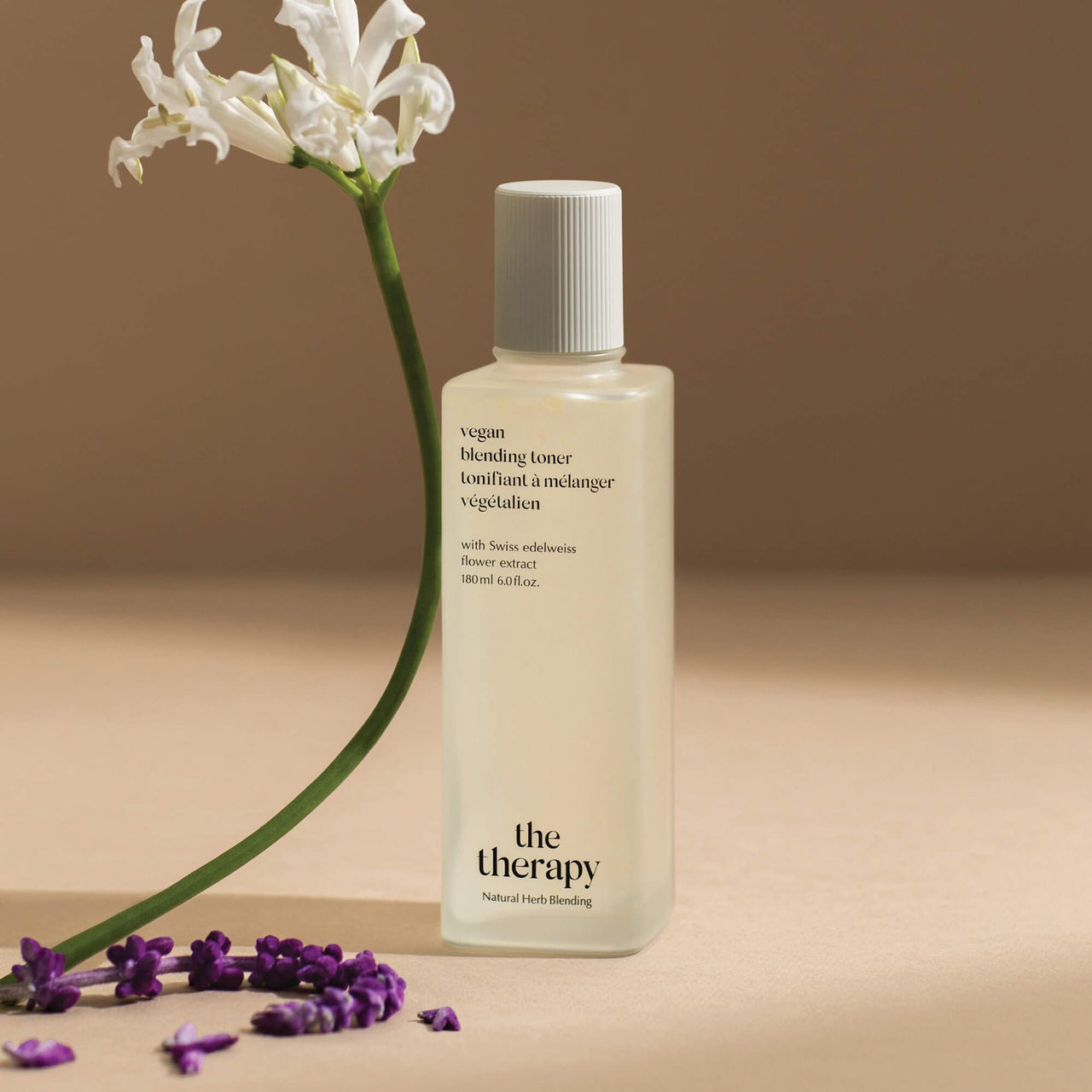 The Face Shop Therapy Vegan Blending Toner | Organic Vegan Soothing Face Toner | Elasticity Improvement & Deeply Hydrating|K-Beauty|180ml