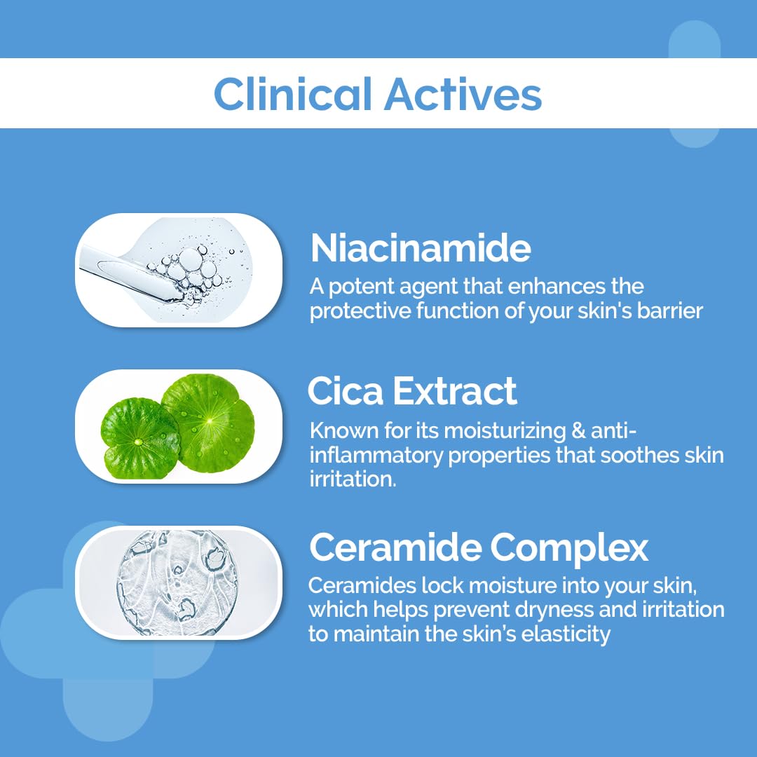 The Derma Co 2% Niacinamide Oily Skin Cleanser for Sensitive, Oily & Combination Skin | Non-Irritant | 100% Soap-Free | Non-Drying | Gently Cleanses Makeup | Pack of 2 | 250 ml
