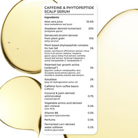 Brillare Caffeine & Phytopeptide Scalp Serum - 3% Redensyl, 2% Caffeine, 5% Phytopeptide, Hair Growth Serum for Men & Women, with Natural Ingredients, Controls Hair Fall, Stimulates Hair Growth, 30 ML