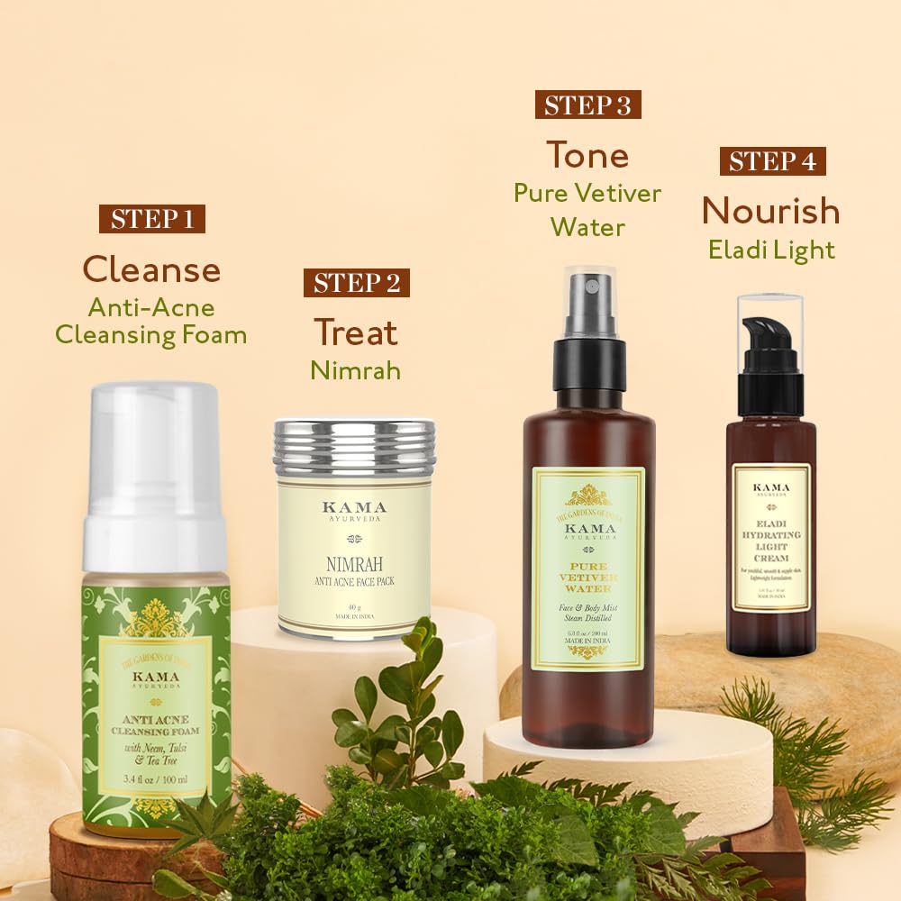 Kama Ayurveda Nimrah Anti Acne Face Pack with Sandalwood and Liquorice, 40G