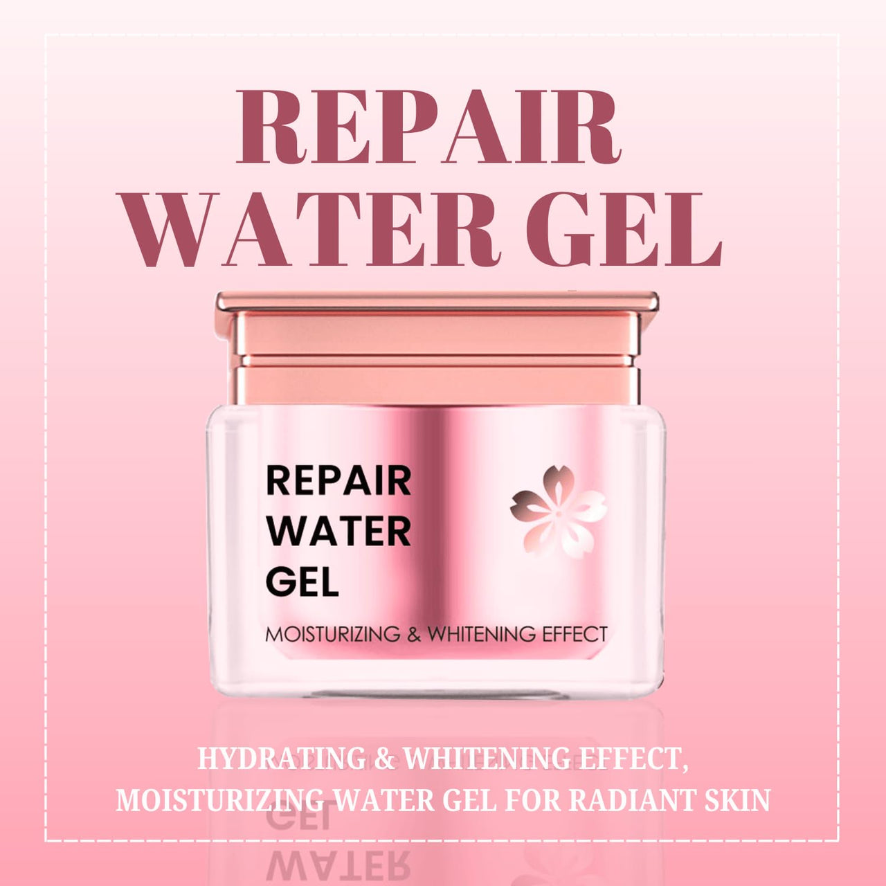 Lakyou Beauty Repair Water Gel - Hydrating & Whitening Effect, Moisturizing Water Gel for Radiant Skin, 40g