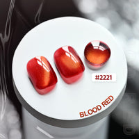 Bolt Bee 9D Cat Eye Gel Nail Polish Magnetic Soak Off UV/LED Gel, Long-Lasting, High Shine, Glitter Effect, Salon & DIY Manicure 9ml (Red)
