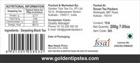 Golden Tips 100% Pure And Authentic Darjeeling Black Tea, Single Estate Premium Teabags, Rich Aroma & Delicate Flavor, (200 Gram, 100 cups)