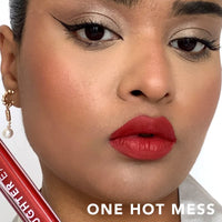 DAUGHTER EARTH Liquid Lipstick With Vitamin E & Hyaluronic Acid | Vegan Highly Pigmented Lip Color | Long Lasting Matte Smudge Proof Lip Stick For Moisturised Hydrating Lips - One Hot Mess | 5ml