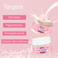 Globus Natural Rice Ceramide Revival Face Cream, Enriched with Sunflower & Coffee, For Velvety Soft Skin, 50 gm