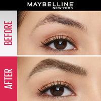 Maybelline New York Tattoo Brow 3 Day Styling Brow Gel - Warm Brown, Semi-permanent Tinted Eyebrow Gel, Water, smudge & Transfer-proof. Tattoo Brow 3 Day Styling Brow Gel Last Up To 3 Days | 6ml