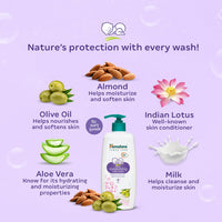 Himalaya Extra Moisturizing Baby Wash, 200ml (Pack of 2)