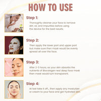 QERINKLE Pack Of 2 Bio-Collagen Overnight Face Mask|Korean Glass Skin Hydrogel Mask For Deep Hydration, Pigmentation, Anti-Aging & Pore Minimizing|Hyaluronic Acid, Niacinamide, Vitamin E & Centella