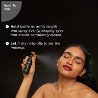 Pilgrim Insta Fix Makeup Setting Spray 60ml | With Hyaluronic Acid & French Red Vine | Setting spray for makeup | Long Lasting | Makeup Fixer | Natural Finish | Oil control Formula & Shine free look.