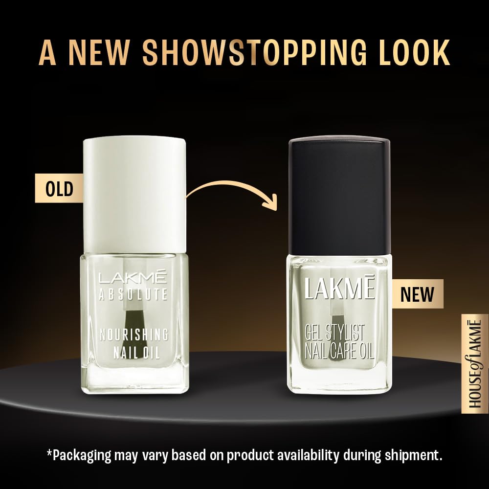 Lakmé Unreal Gel Stylist Liquid Nail Care Oil, 12Ml