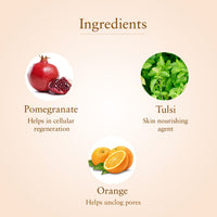 Just Herbs Ayurvedic Pomegrante Alcohol Free Facial Toner For Pores Tightening Suitable for Oily and Combination Skin - Men & Women