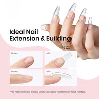 Bolt Bee Professional Builder Gel for Nails - 15ml Nail Extension Gel, Strong UV/LED Soak Off for Nail Sculpting, Durable Nail Enhancement for Salon & Home Use (White)