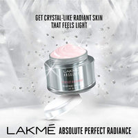 LAKMÉ Absolute Skin Natural Mousse, Ivory Fair 01, SPF 8 Natural Finish Matte Cream Foundation, 25g & Absolute Perfect Radiance Brightening Light Creme, 50g