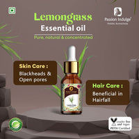 Passion Indulge Natural Hair Fall Control Kit- Argan oil | Ylang Ylang Oil | Free Lemon Grass Oil With Moroccan, Ylang Ylang & Lemon Extract | Combo Pack | (Each 10ml) - Pack of 3