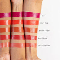 House Of Makeup Dab N Glow Lip Tint | Pigmented Blusher For Face Makeup | Creamy, Easy-Blend Lip And Cheek Tint | Lip Tint For Women & All | Multi-Use Tint for Cheeks And Lips | 8 gms | Burnt Rose