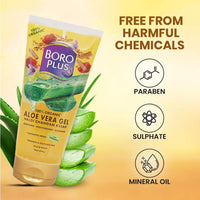BoroPlus Aloe Vera Gel With Haldi Chandan Kesar - 150ml