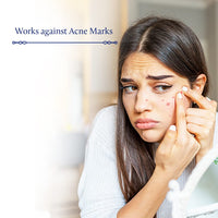 Blue Nectar Plum Face Serum for Acne Prone Skin and Acne Marks | Oil Free Anti Acne Serum for Oily Skin | Pore Minimizing Serum | With Plant Based Vitamin C (8 Herbs, 30ml)