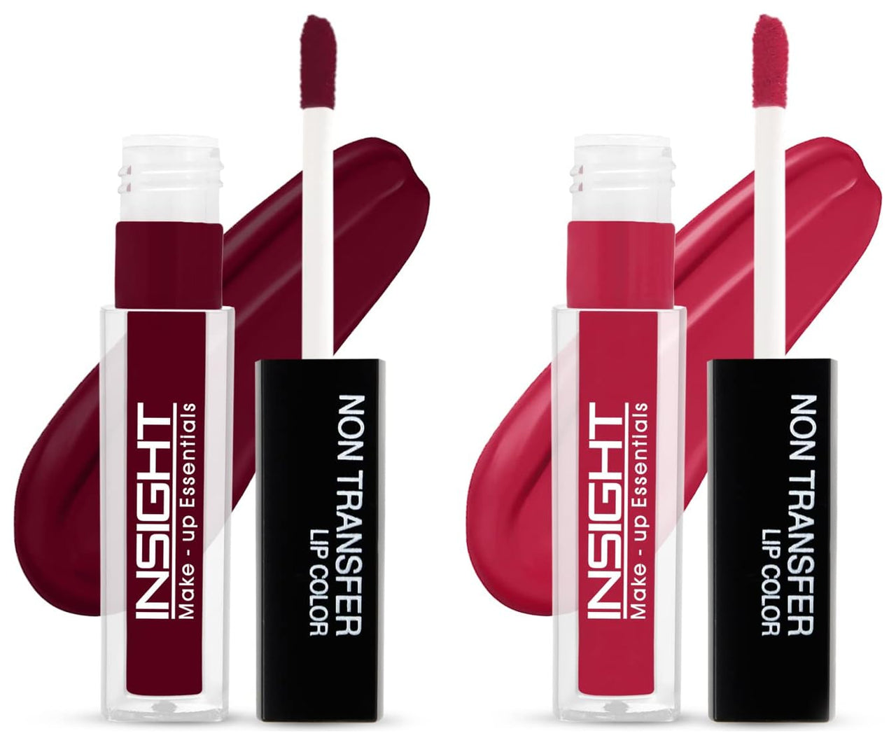 INSIGHT Non Transfer Matte Lip Color, 4Ml (05 Cocoa Plum) & Matte Lip Color, 4Ml (20 Royal)
