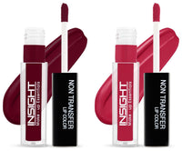 INSIGHT Non Transfer Matte Lip Color, 4Ml (05 Cocoa Plum) & Matte Lip Color, 4Ml (20 Royal)