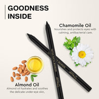 Million Colors Waterproof Wink Ink Kohl Kajal | Infused with Chamomile and Almond Oil | Smudge Proof & Long-Lasting | One Swipe Application - Rich Color Payoff | Stays Upto 24HR