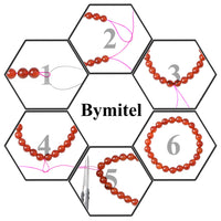 Bymitel 210pcs Natural Crystal Beads Stone Gemstone Round Energy Healing Loose Beads with Stretch Cord for Jewelry Making Bracelets Anklets (Cloud Crystal Quartz, 4mm 210pcs) Cloud Crystal Quartz