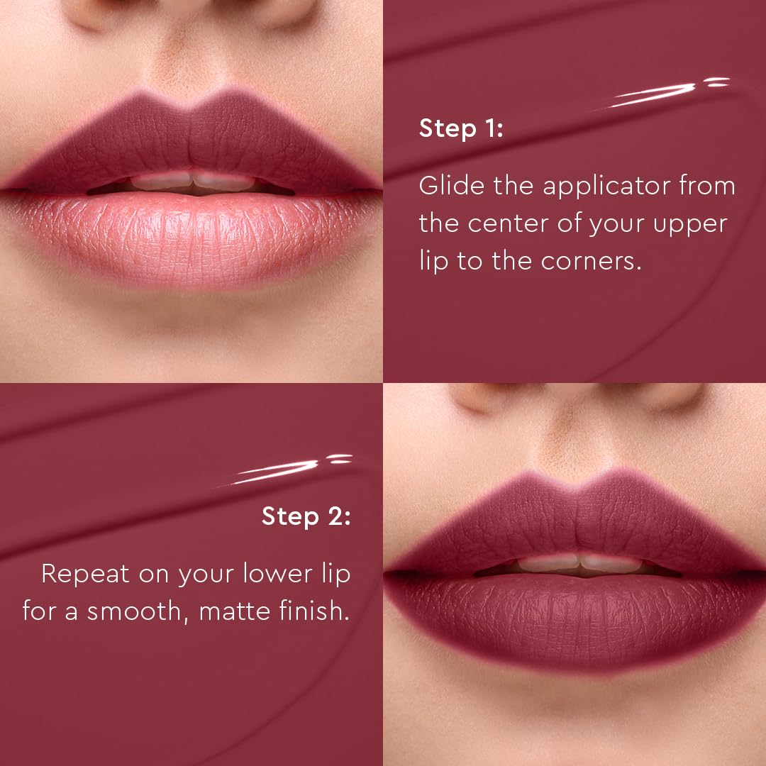 C2P Pro Liquid Lipstick Waterproof Matte Orange Lipsticks for Women | Long Lasting Smudge Proof | Infused with Argan Oil, Vitamin E | Cruelty Free, Vegan - Celeb Secret (Liquid Lipstick Katrina, 2 ml)