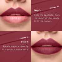C2P Pro Liquid Lipstick Waterproof Matte Orange Lipsticks for Women | Long Lasting Smudge Proof | Infused with Argan Oil, Vitamin E | Cruelty Free, Vegan - Celeb Secret (Liquid Lipstick Katrina, 2 ml)