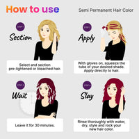 2.Oh! Italian- Bordeaux Wine Hair Color For Women & Men | Ammonia-Free DIY Semi Permanent Hair Color | Enriched with Argan Oil | Lasts upto 12-15 Washes
