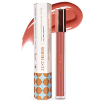 Just Herbs Lip Ink Lipstick Cica Infused Transfer Proof Long Lasting Plant Powered Lipstick for Women 2 ml (Pumpkin Latte)