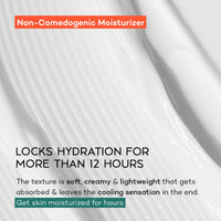 R.O.A SKINCARE Hydrafix moisturizer for dry skin face with Niacinamide, Ceramides and Peptides | Long lasting moisture for barrier repair | Non-Comedogenic oil free moisturizer | 50ml