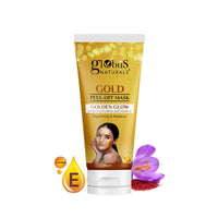 Globus Naturals Gold Peel Off Mask Enriched with Vitamin-E, For Golden Glow & Radiance, For Both Men & Women, Suitable For All Skin Types, 100g