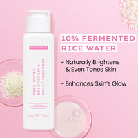 Hyphen 10% Rice Water Brightening Face Wash | Daily Face Cleanser for Women and Men | Brightens Skin | Removes Dirt & Impurities | Face Care, Gentle Facewash, Non-drying, Fragrance Free Formula | Skin Care Products | Suitable for All Skin Types - 100 ml