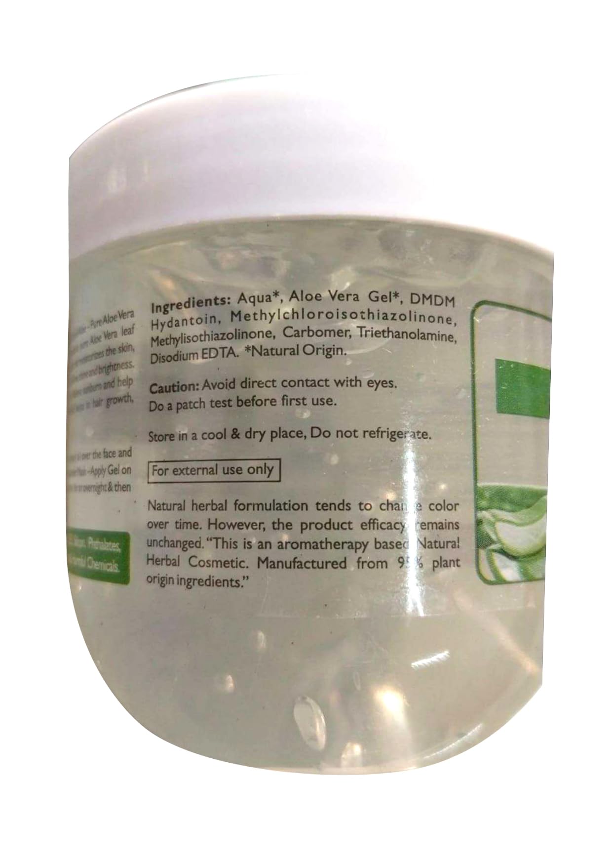 Passion Indulge Pure Aloe Vera Gel for Face, Hair & Skin | Simpli Gel for Soothing & Hydrating Gel for Acne, Sunburn & Dry Skin | Natural Moisturizer for All Skin Types - 200 ml