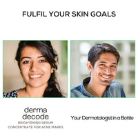 Derma Decode Azelaic Acid Brightening Serum for Glowing Skin - 10% Azelaic Acid, 1% Kojic Acid, Reduces Acne Marks, Dark Spots, Uneven Skin Tone, With Calming Aloe Vera & Cucumber, Fragrance-Free 30ml