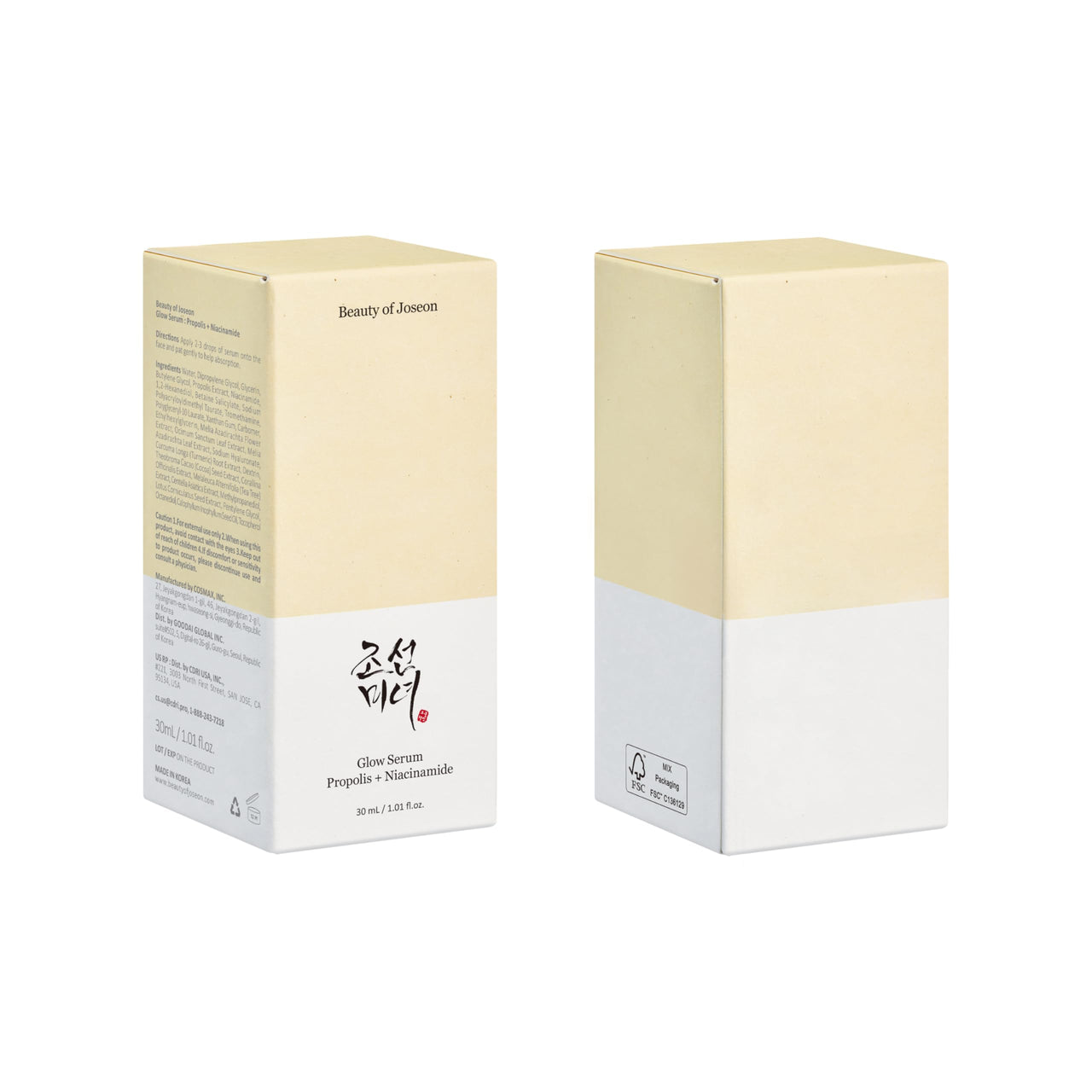 [Beauty of Joseon] Glow Serum with Propolis & Niacinamide (30ml) | Korean Face Serum for Glowing Skin, Pore Minimizing, Brightening & Hydration