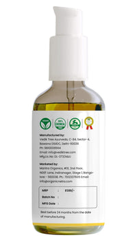 Organic Netra 100% Pure Plant Based Vitamin E Oil For Radiant,Moisturized Youthful Skin For Men and Womens, Reduces scars,stretch marks,wrinkles, helps in hair growth -30 ml.