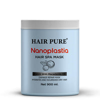 Hair Pure Nanoplastia Hair SPA Mask | Deep Nourishment & Smoothing Treatment | Professional-Grade Hydration, Frizz Control, and Hair Repair for All Hair Types | Restores Shine & Healthy Hair, 900ml