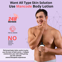 Mancode Luxure Body Lotion For Men 200ml | Easy Absorption | Nourishing Formulation | Hydrating Moisturization | Intense Care | Smooth Texture | Healthier Complexion | Elevates self-care.