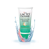 Lacto Calamine Face Lotion for Oil Balance - Oily Skin - 120 ml & Lacto Calamine Aloe Vera Gel with 99% Pure Natural Aloe Vera, Vitamin E and Glycerin - 150 g - Pack of 1