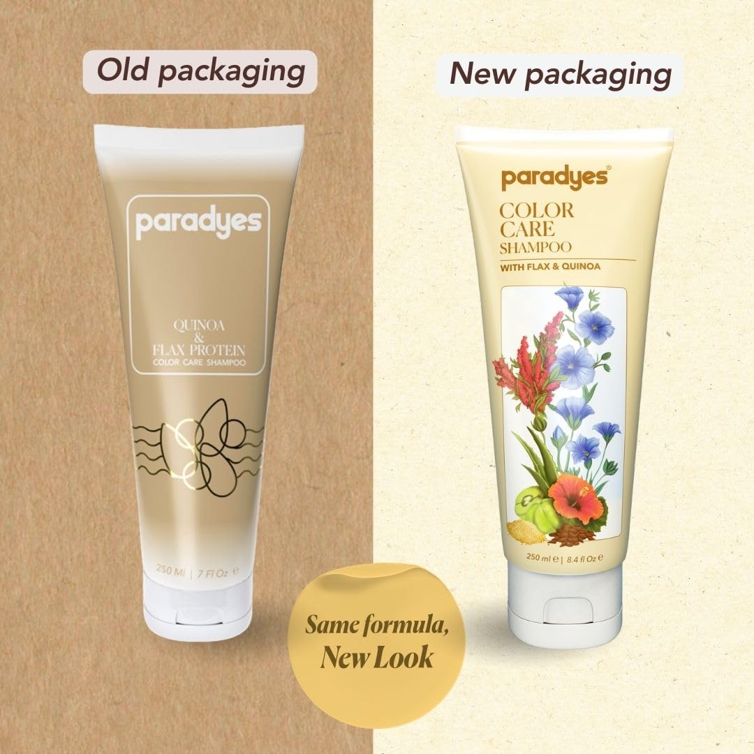 Paradyes Color Care Shampoo with Flex & Quinoa, Sulfate & Paraben Free, Color Protection & Vibrancy