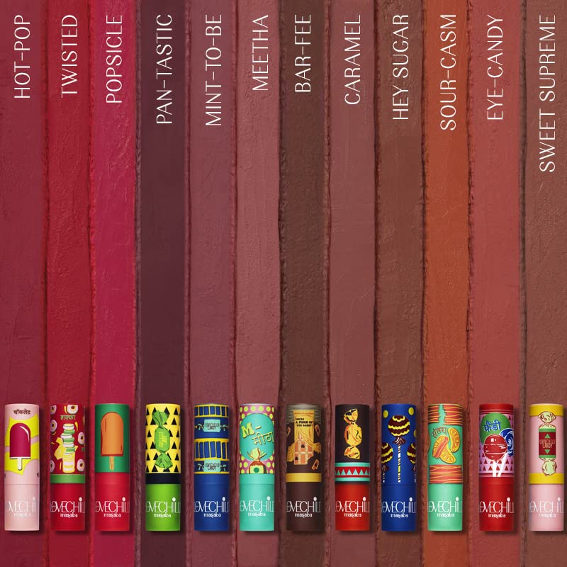LoveChild Masaba - Sweet Supreme - Luxe Matte Rose Nude Lipstick, Moisturising, Long lasting, For Lips Plumping, Bullet Matte Lipstick, 4ML