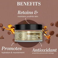 Khadi Natural Chocolate Honey Body Butter|Deeply hydrating|Restores skin glow|Prevents damage to aging skin|Suitable for all skin types|50 g